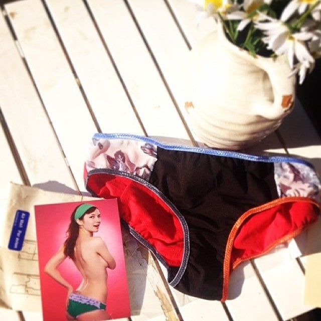Eco Briefs. Low Rise Underwear. Assorted fibres and colours.