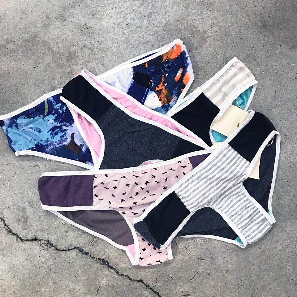 Eco Briefs. Low Rise Underwear. Assorted fibres and colours.