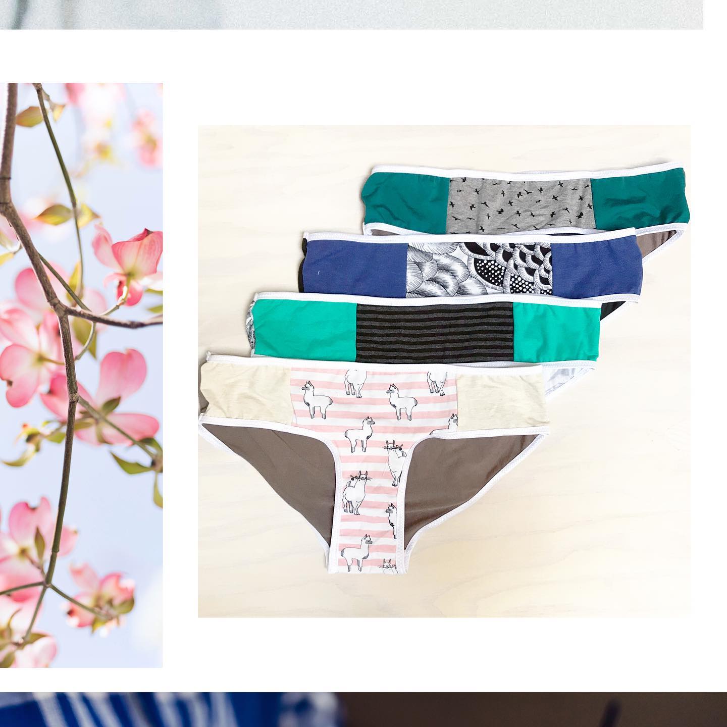 Eco Briefs. Low Rise Underwear. Assorted fibres and colours.